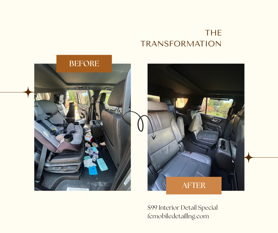 Interior Deep Clean - Before and After Transformation